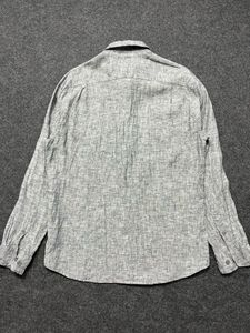Men's Grey Linen Shirt