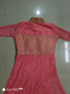 Pink Anarkali With Wonderful Duppatta..