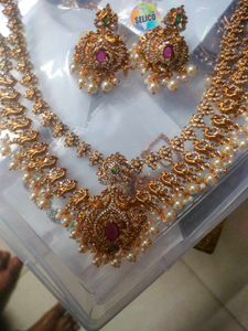 Stunning Traditional Gold Necklace Set