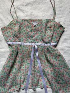 Floral Chiffon Camisole Top