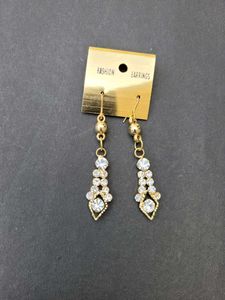 Dangling Gemstone Earrings