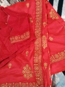 Beutiful ♥️ Rose 🌹 Pink Saree With Blouse