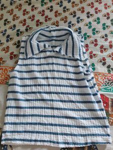 Striped Sleeveless Top. i never used 🥲. size -Sx