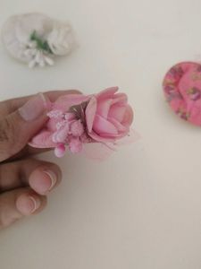 Floral Mini Hat Hair Clip