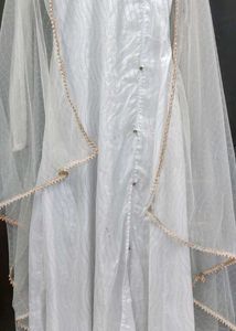 I M Selling Net Side Cut Slit Long Gown With Dupat