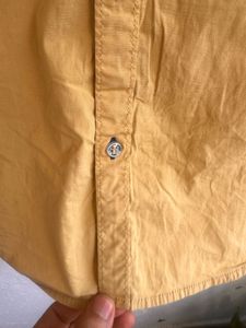 Men's Mustard Yellow Long Sleeve Shirt