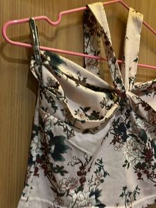 Floral Convertible Halter / Tube Top