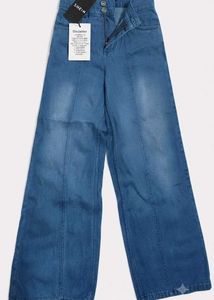 Wide Leg Denim Jeans