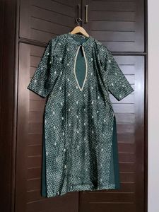 Premium chanderi Silk Zari Embroidery Kurta Set