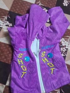 Purple Zip-Up Hoodie