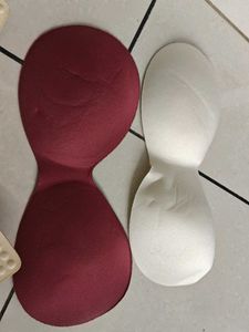 Bra Inserts/Pads - Assorted Colors pack of 7 pair