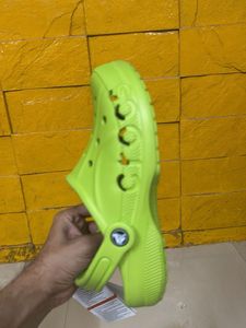 Neon Green Crocs