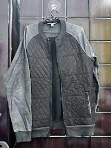 Men's Grey Bomber Jacket