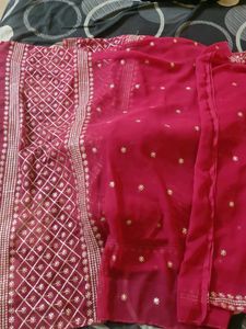 Stunning Pink Embroidered Lehenga Choli