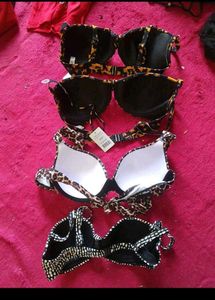Leopard &amp; Printed Bras Bundle