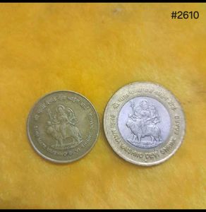 VaishnoDevi rs10 Rs5 commemmorative coins