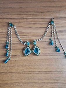 Stunning Teal Blue Ethnic Earrings💙