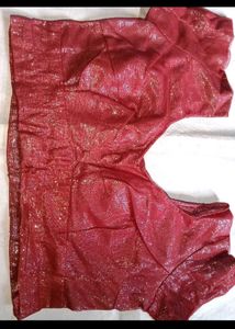 Maroon  Net blouse