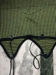 Chic Green Houndstooth Pinafore Dress