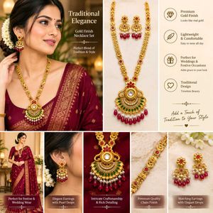 Exquisite Traditional Necklace &amp; Earring Set