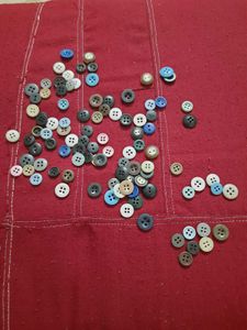 Assorted Craft Buttons - 100 in each pack