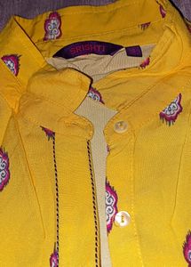 Light Yellow Shirt For Women