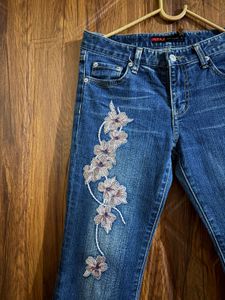Embroidered Vintage TSJeans Flare Jeans