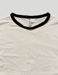 Cream Ringer Tee
