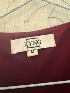 ZYNG Burgundy Dress