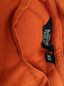 2 Women's T-Shirts Orange &amp; Teal