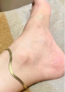 Gold Herringbone Anklet/ Bracelet