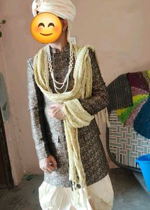 Men's indo western with dhoti dupatta