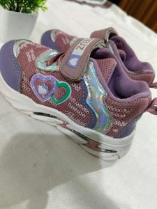 Cute Girls Pink &amp; Purple Sneakers
