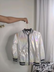 Iridescent Bomber Jacket