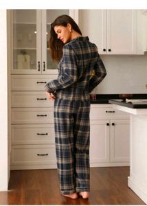 Cozy Plaid Pajama Set