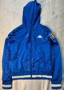 Vintage Kappa Italia Hooded Windbreaker Jacket