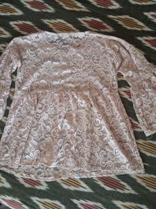 Elegant Lace Top with floral details