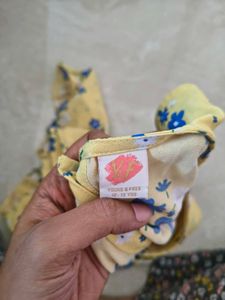 Cute Yellow Floral jumpsuit