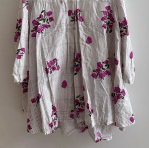 Project Eve - Floral Embroidered Tunic