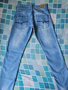 3 Blue denim jeans set