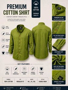 Stylish Green Casual Shirt