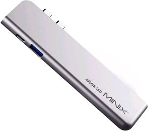 MINIX NEO Storage Pro, USB-C Multiport 480GB SSD S