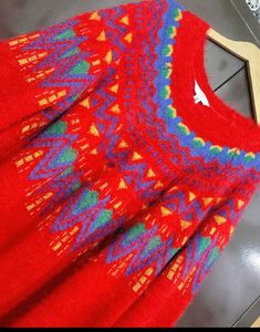Red 🔴 Sweater For Healthy Girl Or Women 50 Bust