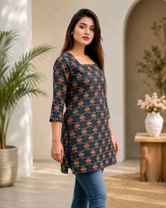 Stylish Printed Kurta-M
