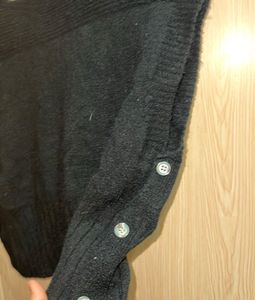 Black Knit Sweater Vest
