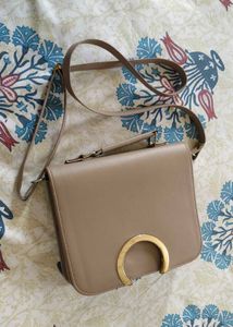 Chic Taupe Crossbody Bag