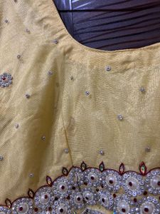 Yellow Embellished Dupatta
