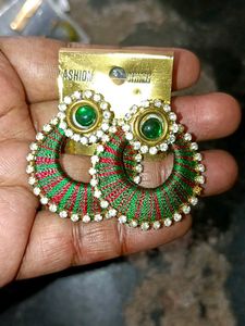Handmade Silk Thread Earrings
