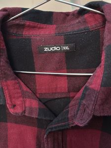 Red and Black Checkered Shirt