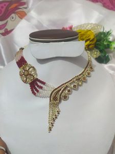 Segment Crystal Ad Necklace